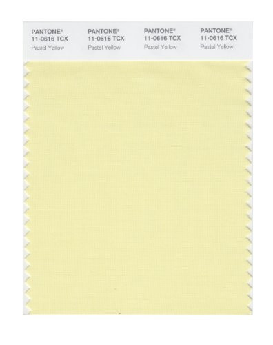PANTONE Smart 11-0616X Color Swatch Card Pastel Yellow