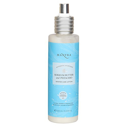 Mantra Authentic Ayurveda Kokkum Butter and Pistachio Herbal Ayurveda Winter Care Lotion NO chemicals Silicon Paraben and Paraffin 250 ml  8_38 fl oz