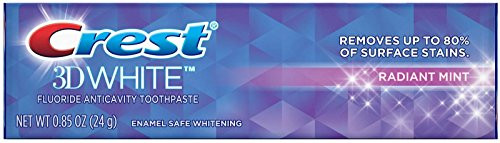 Crest 3D White Vivid Fluoride Anticavity Toothpaste Radiant Mint 0_85 Oz