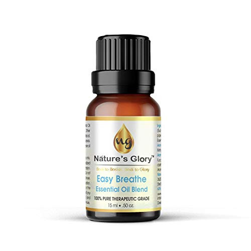Natures Glory Aromatherapy Easy Breathe Essential Oil Blend 15 ML Natures Glory Aromatherapy Easy Breathe Essential Oil Blend 15 ML