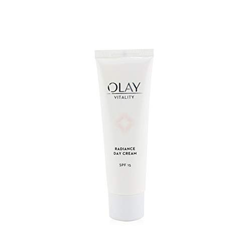 Olay Vitality Radiance Day Cream SPF 15 Instant Radiance That Lasts Nourish Strengthen Even Mature Skin With B3 B5 and E