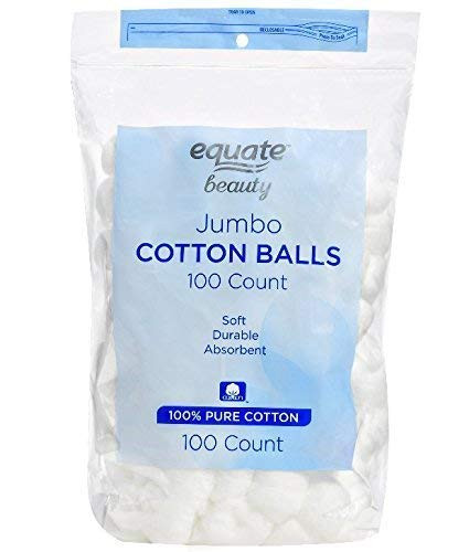Equate Beauty Jumbo Cotton Balls 100 Ct