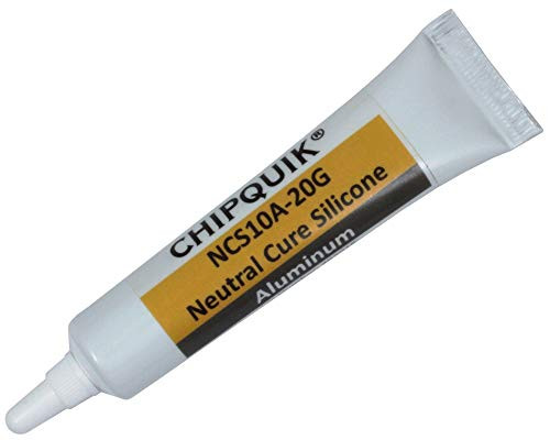 Neutral Cure Silicone Adhesive Sealant 20g Squeeze Tube Aluminum