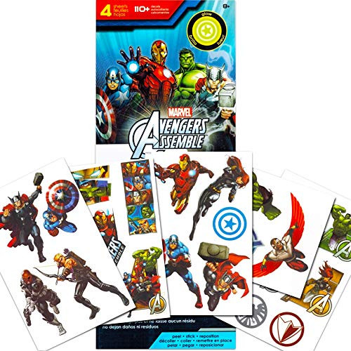 Marvel Avengers Stickers Coloring Book Play Pack Bundle ~ Mini Avengers Activity Book with Stickers Avengers Party Favors