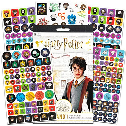 Harry Potter Stickers Party Favors Bundle ~ Over 575 Harry Potter Stickers Featuring Harry Ron Hermione and More Harry Potter Party Supplies