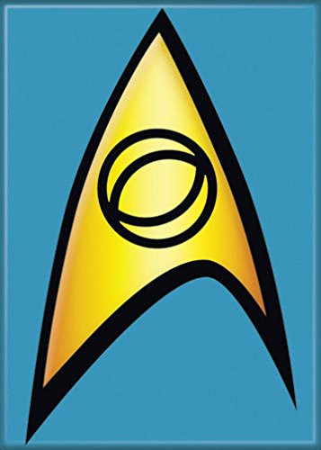 Ata-Boy Star Trek Science Insignia 2.5" x 3.5" Magnet for Refrigerators and Lockers