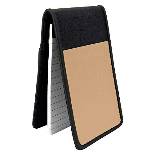 Jotter Note Pad with Card Pocket - Mini Business Memo Pad Holder - Pocket Memo Pads Book Cover for Business Professionals - Pocket Jotter Notebook 30 Page Lined Notepad Brown Jotter Note Pad with Card Pocket - Mini Business Memo Pad Holder - Pocket Memo Pads Book Cover for Business Professionals - Pocket Jotter Notebook 30 Page Lined Notepad Brown