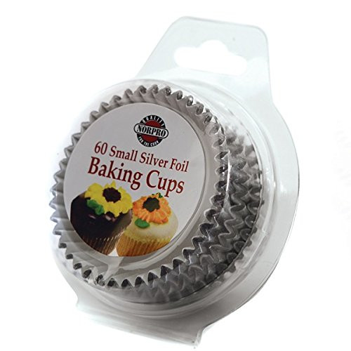 Norpro Silver Foil Cups, Silver, 60-Pack