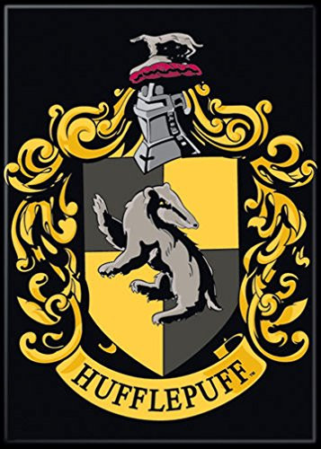 Ata-Boy Harry Potter Hufflepuff Crest 2.5" x 3.5" Magnet for Refrigerators and Lockers