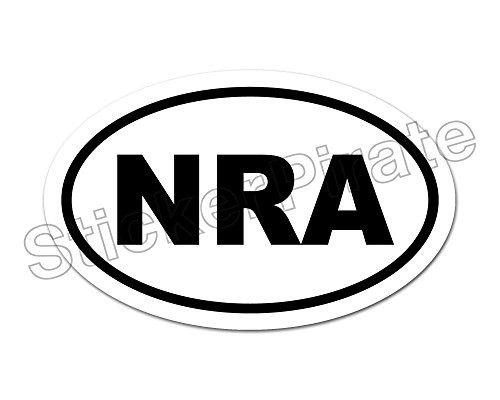 Oval Car Magnet NRA Magnetic Bumper Sticker
