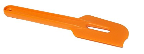 Tupperware Paddle Scraper Spatula in Citrus Orange