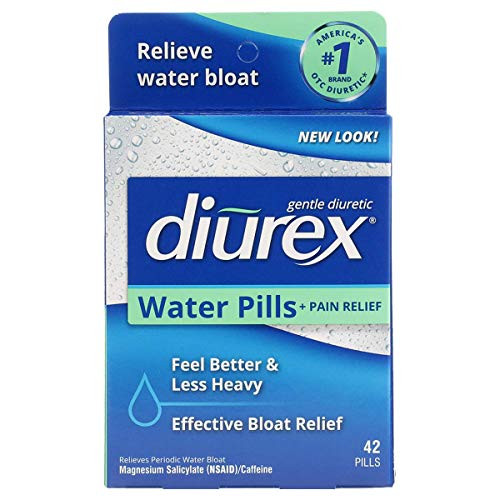 Diurex Water Pills  Pain Relief - Relieve Water Bloat Cramps   Fatigue - 42 Count