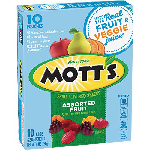 MOTTS MEDLEY Assorted Fruit Flavored Snacks Box 8 oz MOTTS MEDLEY Assorted Fruit Flavored Snacks Box 8 oz