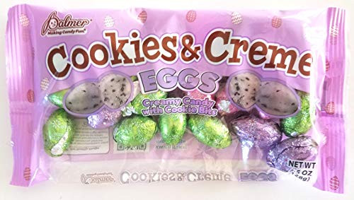 Palmer 1 Bag Easter Cookies Cream Chocolate Creamy Candy with Cookie Bits 4_5 oz 128 g Palmer 1 Bag Easter Cookies Cream Chocolate Creamy Candy with Cookie Bits 4_5 oz 128 g