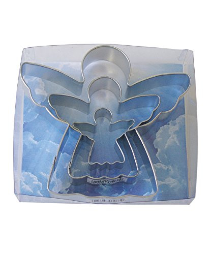 R&M International 1915/B Angel Cookie Cutters, Assorted Sizes, 3-PIece Set