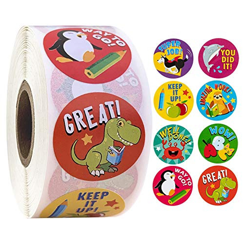 Animal Reward Stickers for Kids 500pcs Animal Teacher Reward Encouragement Motivational Sticker in 8 Designs 1 Inch School Stickers Teacher Supplies for Classroom School Potty Training Stickers Animal Reward Stickers for Kids 500pcs Animal Teacher Reward Encouragement Motivational Sticker in 8 Designs 1 Inch School Stickers Teacher Supplies for Classroom School Potty Training Stickers