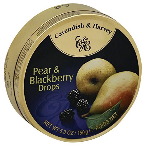 Cavendish Harvey Fruit Tin - Pear Blackberry 5_3 Ounce Cavendish Harvey Fruit Tin - Pear Blackberry 5_3 Ounce