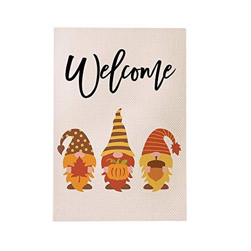 MONORD Welcome Fall Gnomes Pumpkin Garden Flag Vertical Double Sided Maple Leaves Acorn Autumn Harvest Thanksgiving Yard Outdoor Decor 12_5 x 18 Inch MONORD Welcome Fall Gnomes Pumpkin Garden Flag Vertical Double Sided Maple Leaves Acorn Autumn Harvest Thanksgiving Yard Outdoor Decor 12_5 x 18 Inch