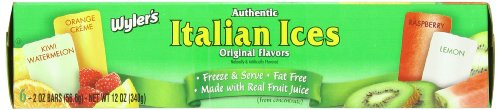 Wylers Authentic Italian Ices Freezer Bars
