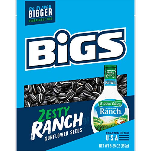BIGS Hidden Valley Ranch Sunflower Seeds 5_35-oz_ Bag BIGS Hidden Valley Ranch Sunflower Seeds 5_35-oz_ Bag