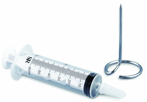 Steven Raichlen Best of Barbecue Spice Paste Injector with Meat Spike - SR8129