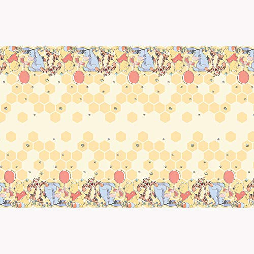 Disney Winnie the Pooh Rectangular Plastic Tablecover - 1 Pc
