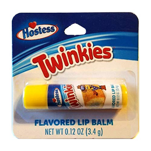 Taste Beauty 1 Stick Hostess Twinkies Flavored Lip Balm Gluten Free - Yellow Tube Carded - Net Wt_ 0_12 oz Taste Beauty 1 Stick Hostess Twinkies Flavored Lip Balm Gluten Free - Yellow Tube Carded - Net Wt_ 0_12 oz