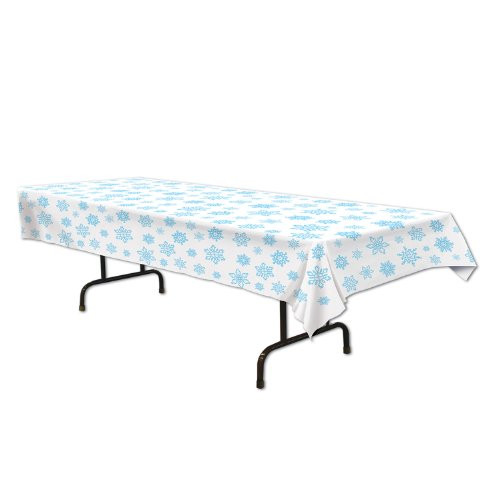 Beistle Snowflake Tablecover 54 x 108