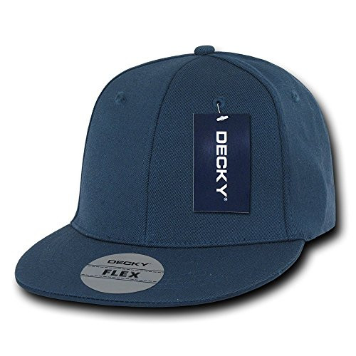 DECKY Flat Bill One Size Flex Cap Navy