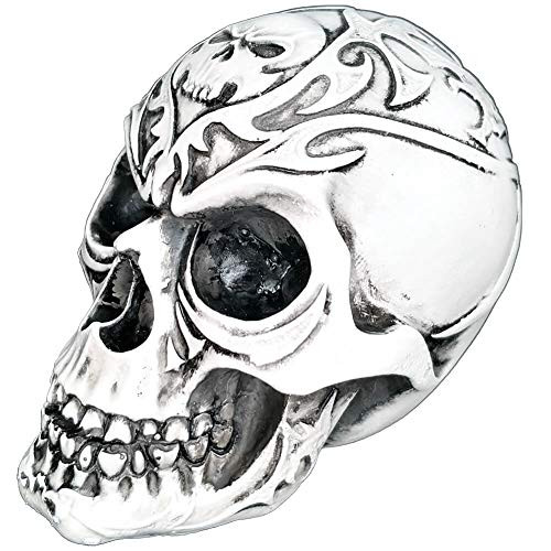 BLASCOOL Halloween Gothic Skull Decor - Human Head Skeleton Cranium Figurine