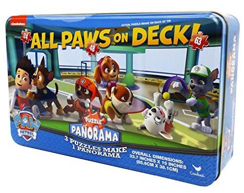 Paw Patrol Panorama Tin Puzzles