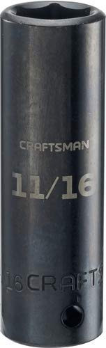 CRAFTSMAN Deep Impact Socket SAE 12-Inch Drive 1116-Inch CMMT16060