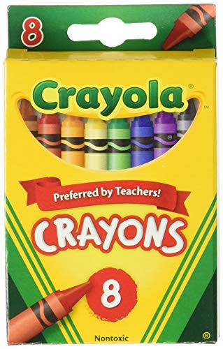 Crayola Crayons 8ct Pack of 6, assorted