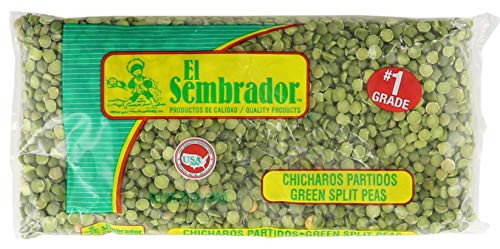 El Sembrador Dry Green Split Peas  Chicharos Partidos 12 oz