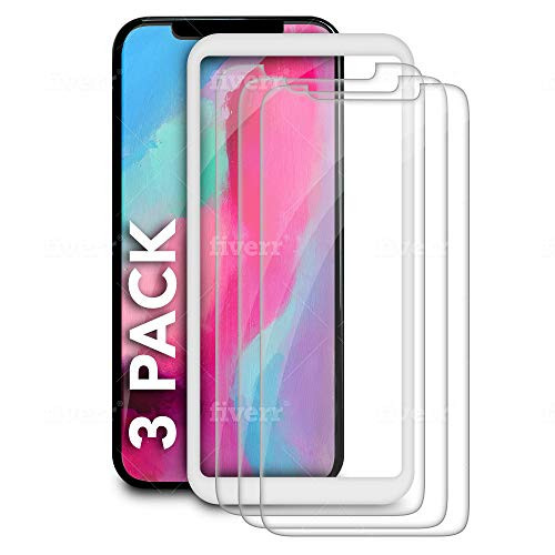 Vmax Glass Screen Protector for iPhone 11 and iPhone XR Tempered Glass Compatible with iPhone 11iPhone XR Clear HD Clarity with Easy Installation Alignment Tool Case Friendly3 Pack