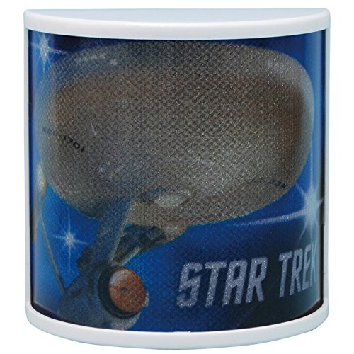 Westland Giftware Star Trek Enterprise Battery Operated Lighted Magnet with On/Off Switch and 7 Alternating Colors