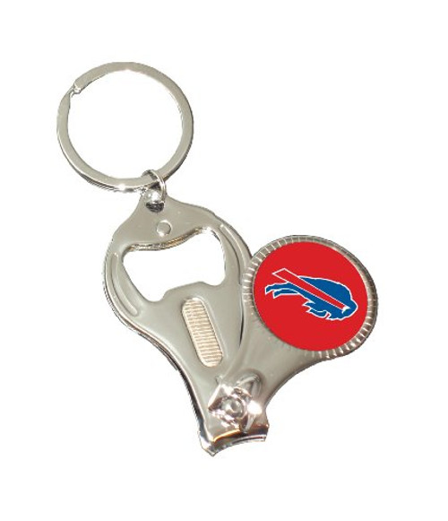 NFL Buffalo Bills 3-in-1 Nailclipper Keychain NFL Buffalo Bills 3-in-1 Nailclipper Keychain