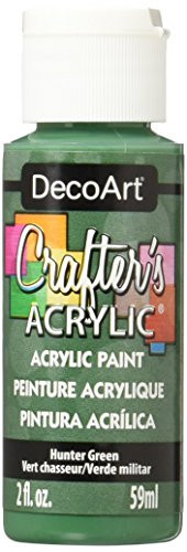 DecoArt Crafters Acrylic Paint 2-Ounce Hunter Green