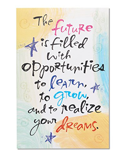 American Greetings Future Graduation Card with Glitter, 6-Count American Greetings Future Graduation Card with Glitter, 6-Count