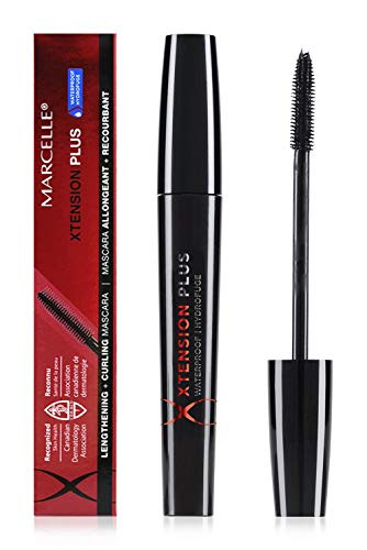 Marcelle Xtension Plus Waterproof Mascara Black Hypoallergenic and Fragrance-Free 0_3 fl oz