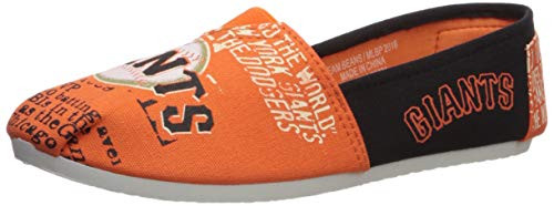 FOCO MLB San Francisco Giants SMU Thematic Womens Canvas Shoe Team Color S