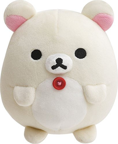 San-X Rilakkuma Round Soft Plush Doll Korilakkuma S size