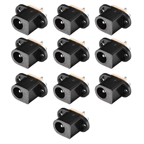 uxcell DC-017 5_5mmx2_0mm DC Power Jack Socket 3 Pin Female Panel Mount Connector 10pcs uxcell DC-017 5_5mmx2_0mm DC Power Jack Socket 3 Pin Female Panel Mount Connector 10pcs