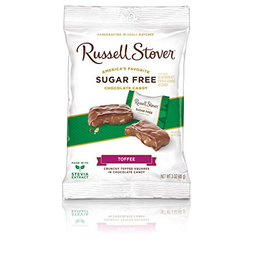 Russell Stover Sugar Free Toffee Squares 3 oz_ Bag