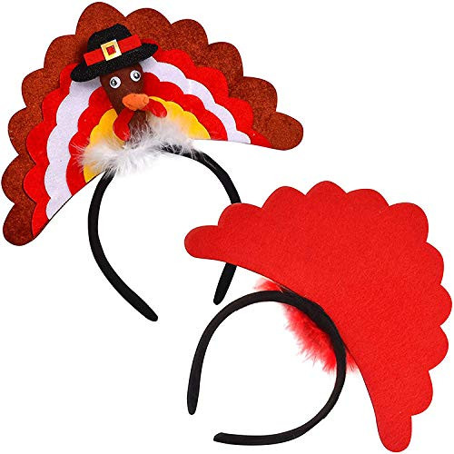 Turkey Thanksgiving craft Headband kits games holiday Festive School Activites Headwear Party Accessory 1 count 1Pkg