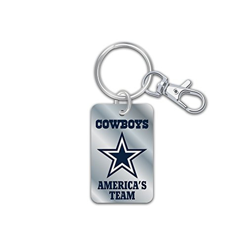aminco NFL Dallas Cowboys Slogan Keychain Silver 5 aminco NFL Dallas Cowboys Slogan Keychain Silver 5