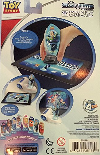 Tech 4 Kids Story Time Theater Press   Play Buzz Lightyear Character