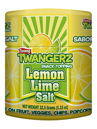 Twang Twangerz Flavored Salt Snack Topping - Lime Lemon Lime Chili Lime   Dill Pickle Lemon Lime 4 Pack