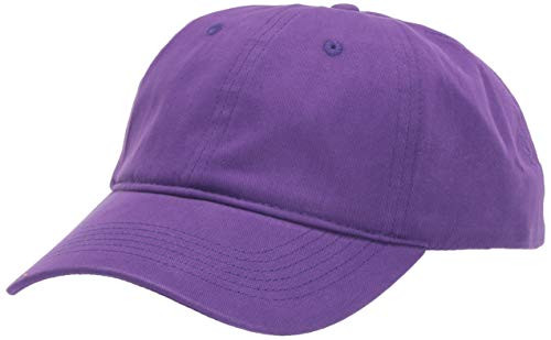 Marky G Apparel 6-Panel Twill Unstructured Cap Team Purple One Size
