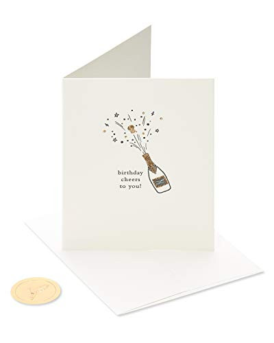 Papyrus Birthday Card Champagne 1 ea 4179758